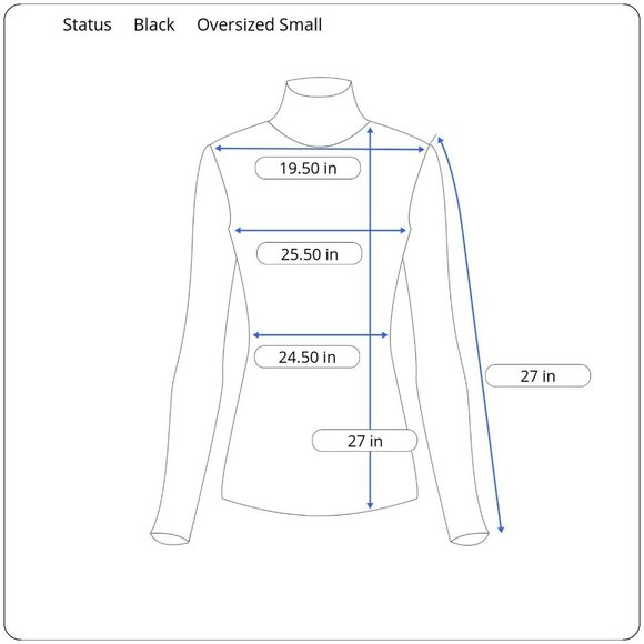 Status by Chenault Women's Small Oversized Black Front Seam Cowl Poncho Sweater - Picture 3 of 9